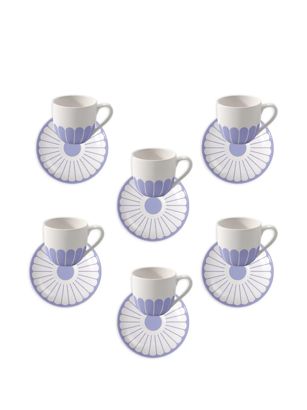 Villeroy & Boch flower-pattern teacup set | Blue | Image 1