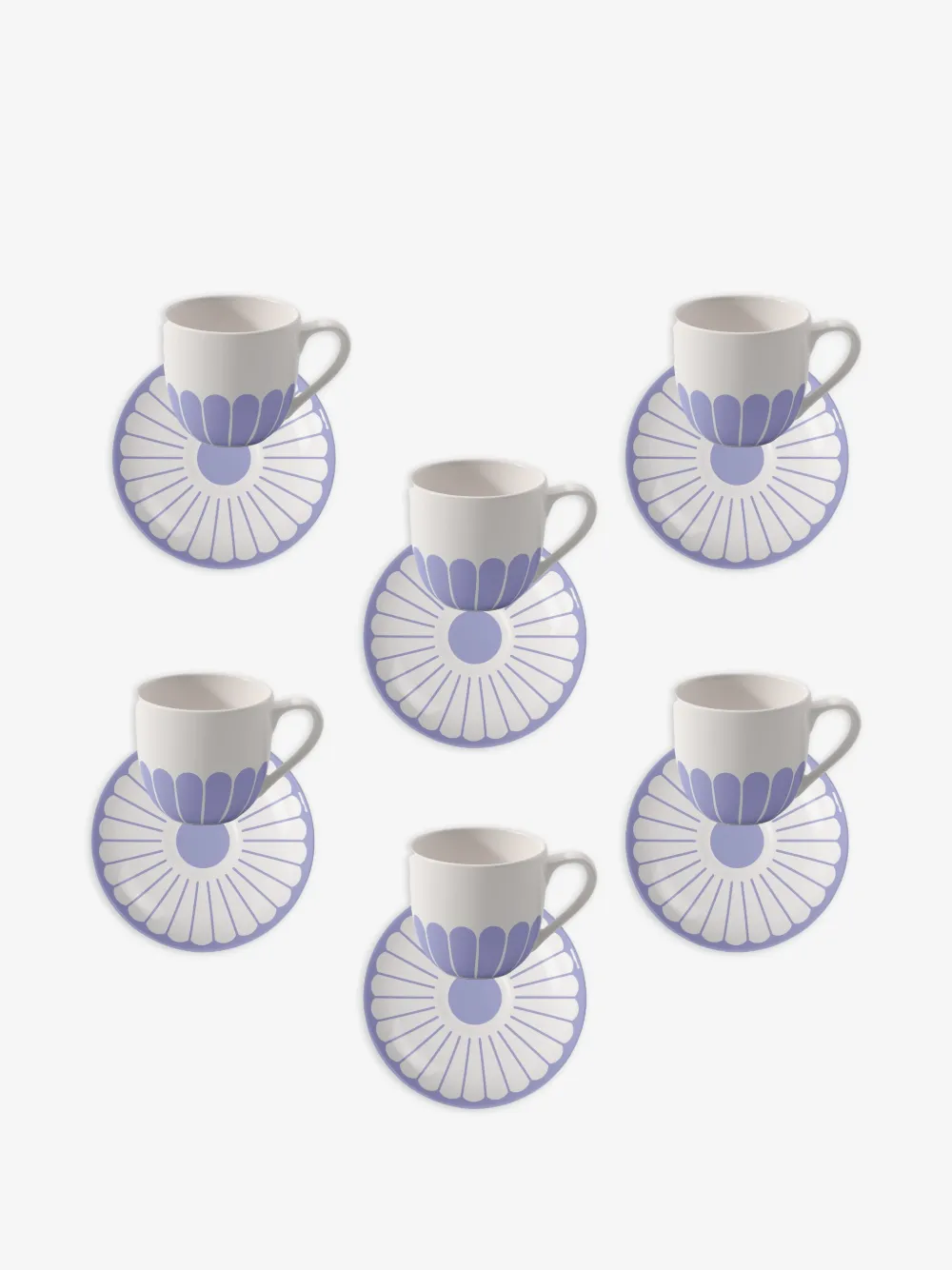 Villeroy & Boch flower-pattern teacup set | Blue | Image 1