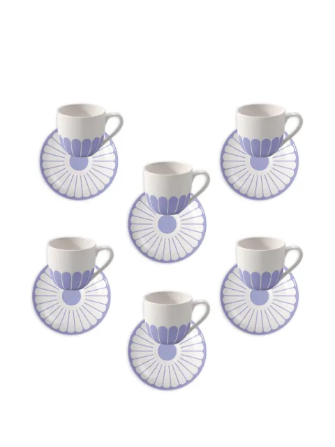 Villeroy & Boch flower-pattern teacup set
