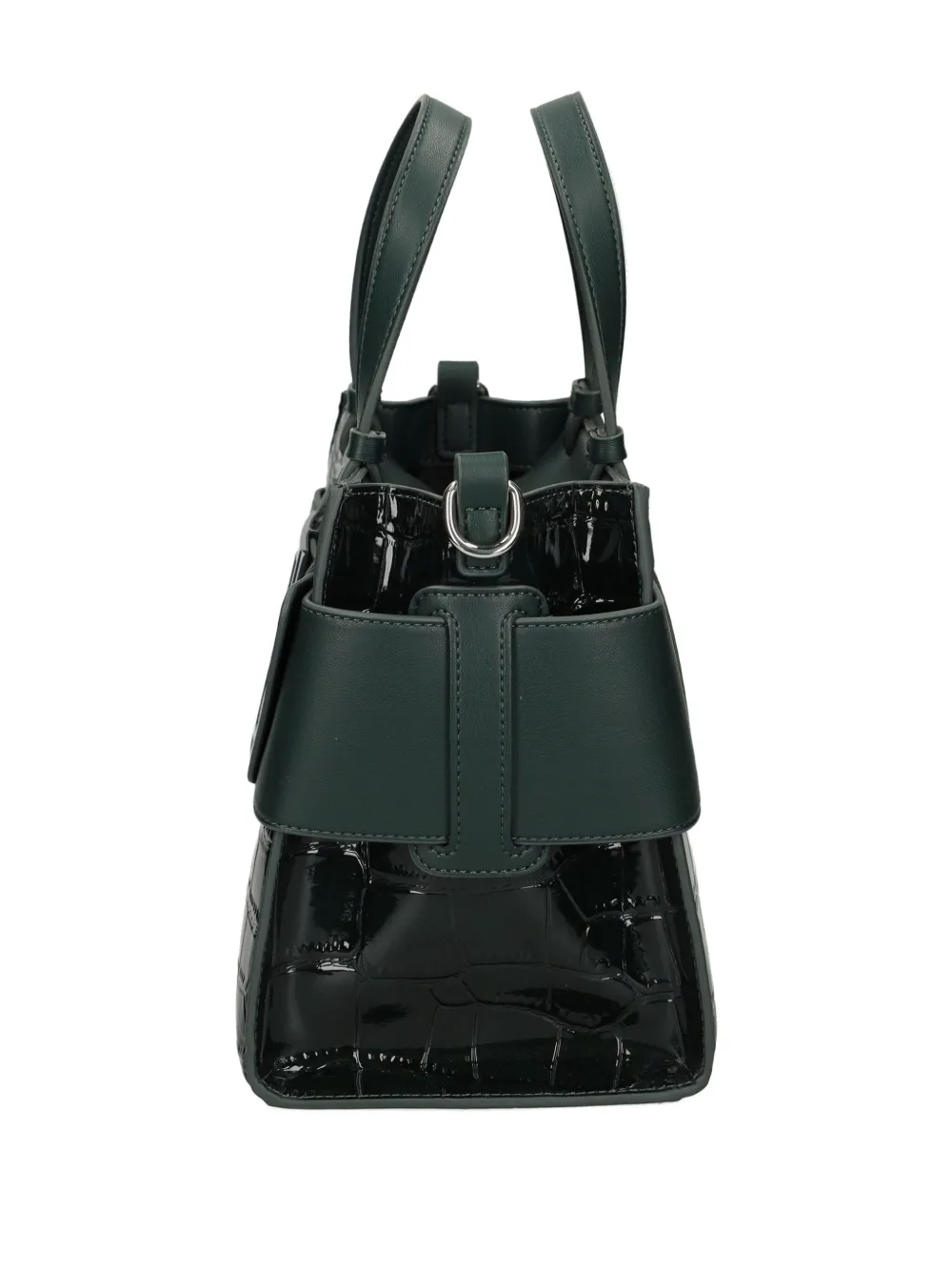Armani Exchange small buckle-detail tote bag Zwart