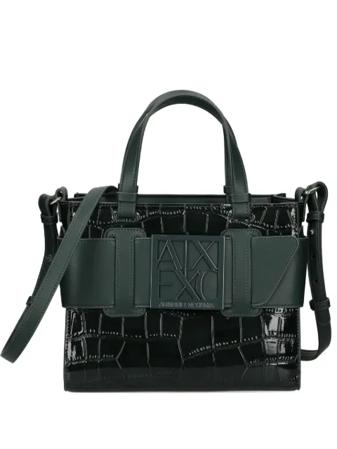 Armani Exchange small buckle-detail tote bag