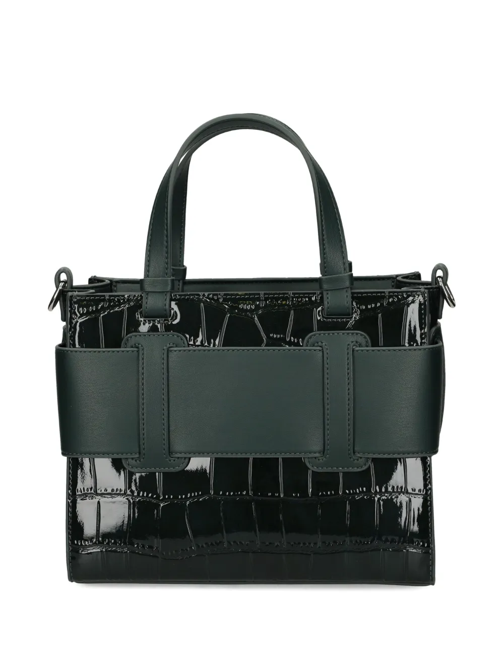 Armani Exchange small buckle-detail tote bag Zwart