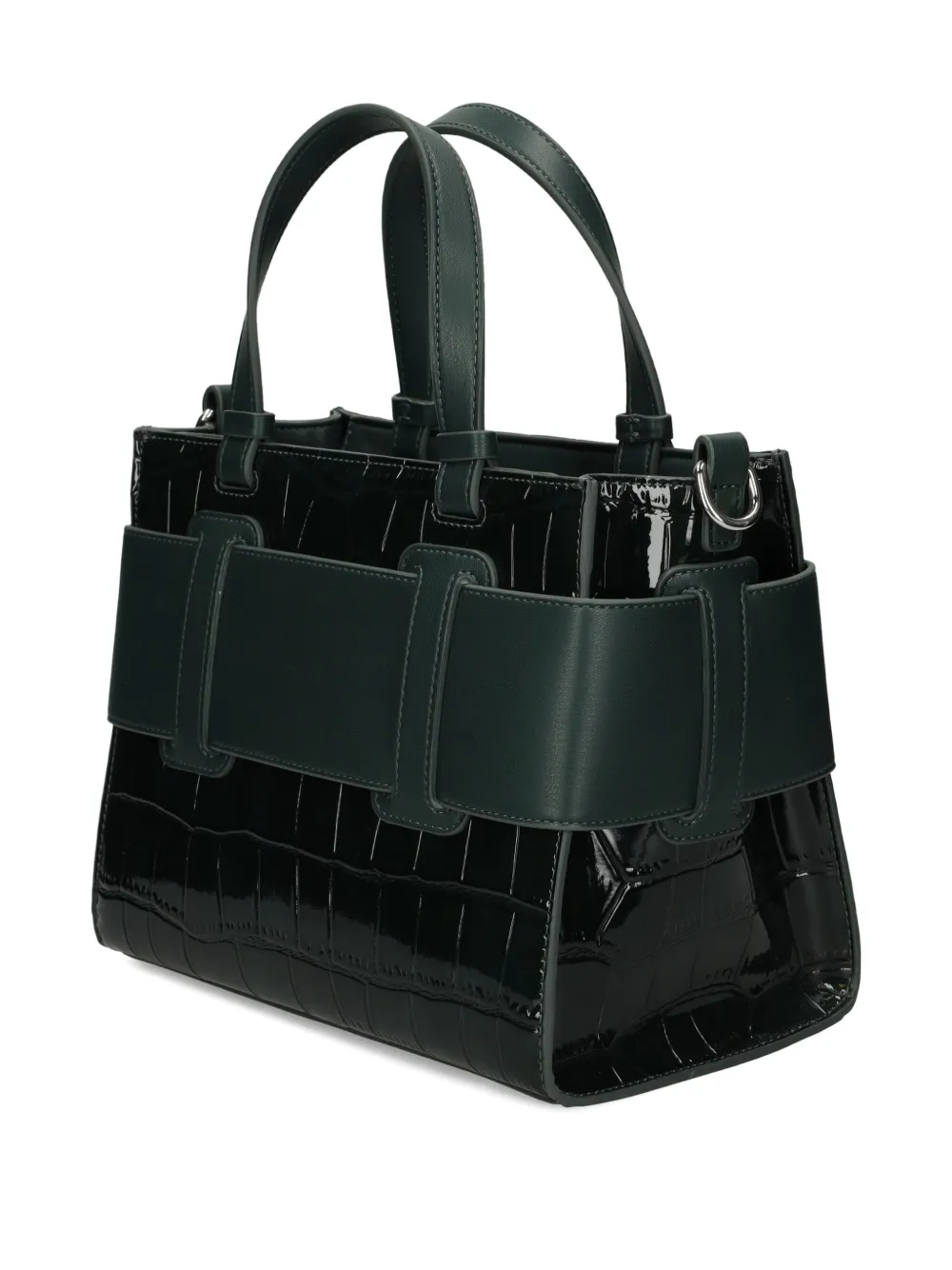 Armani Exchange small buckle-detail tote bag Zwart