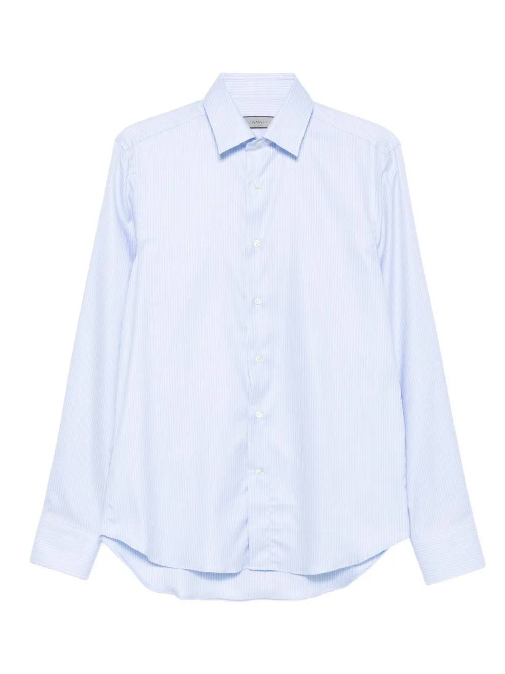 Canali pinstripe cotton shirt | Blue | Image 1