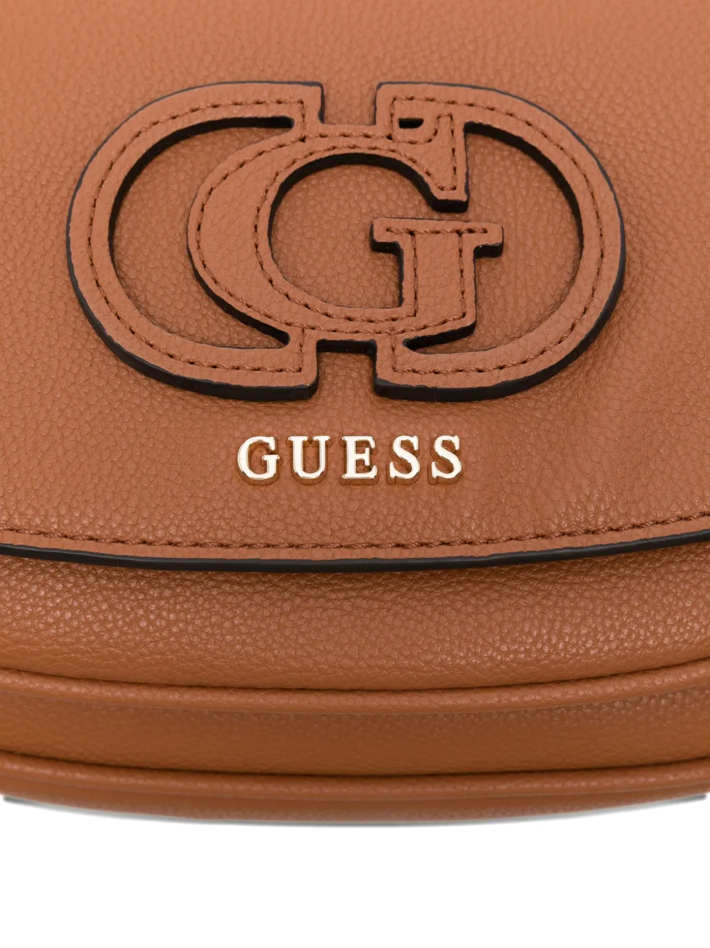GUESS USA Crossbodytas met logoplakkaat Bruin