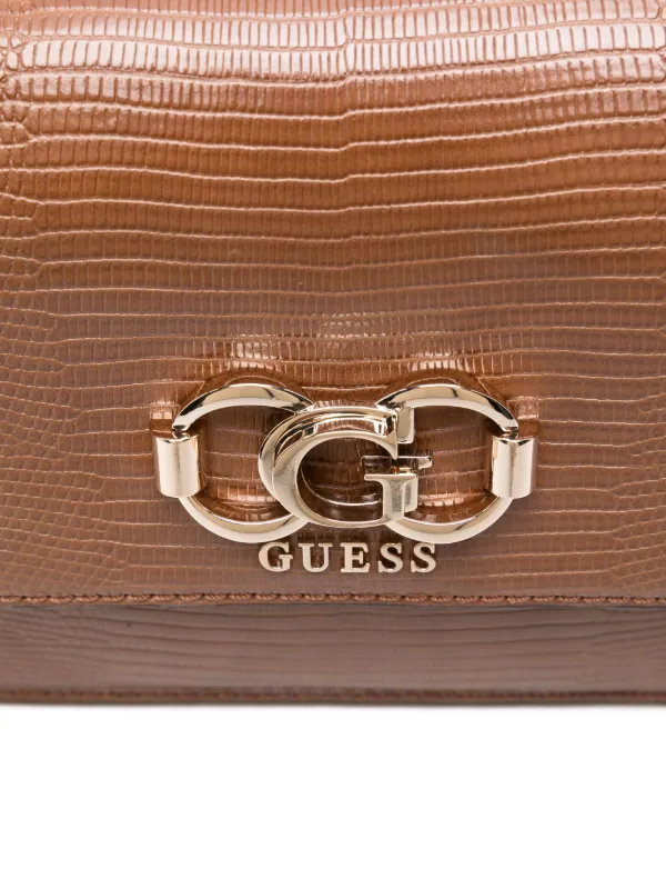 Sac à Main GUESS Parfum Ville - Taille Medium, Marron, En Similicuir, Neuf Avec étiquettes