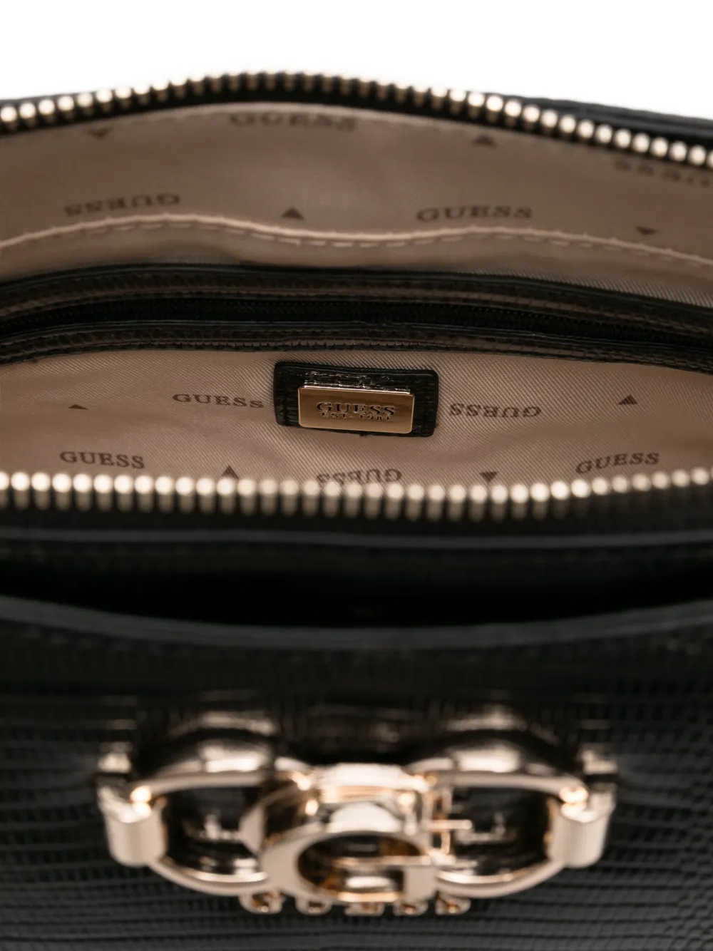 GUESS USA Shopper met logoplakkaat Zwart