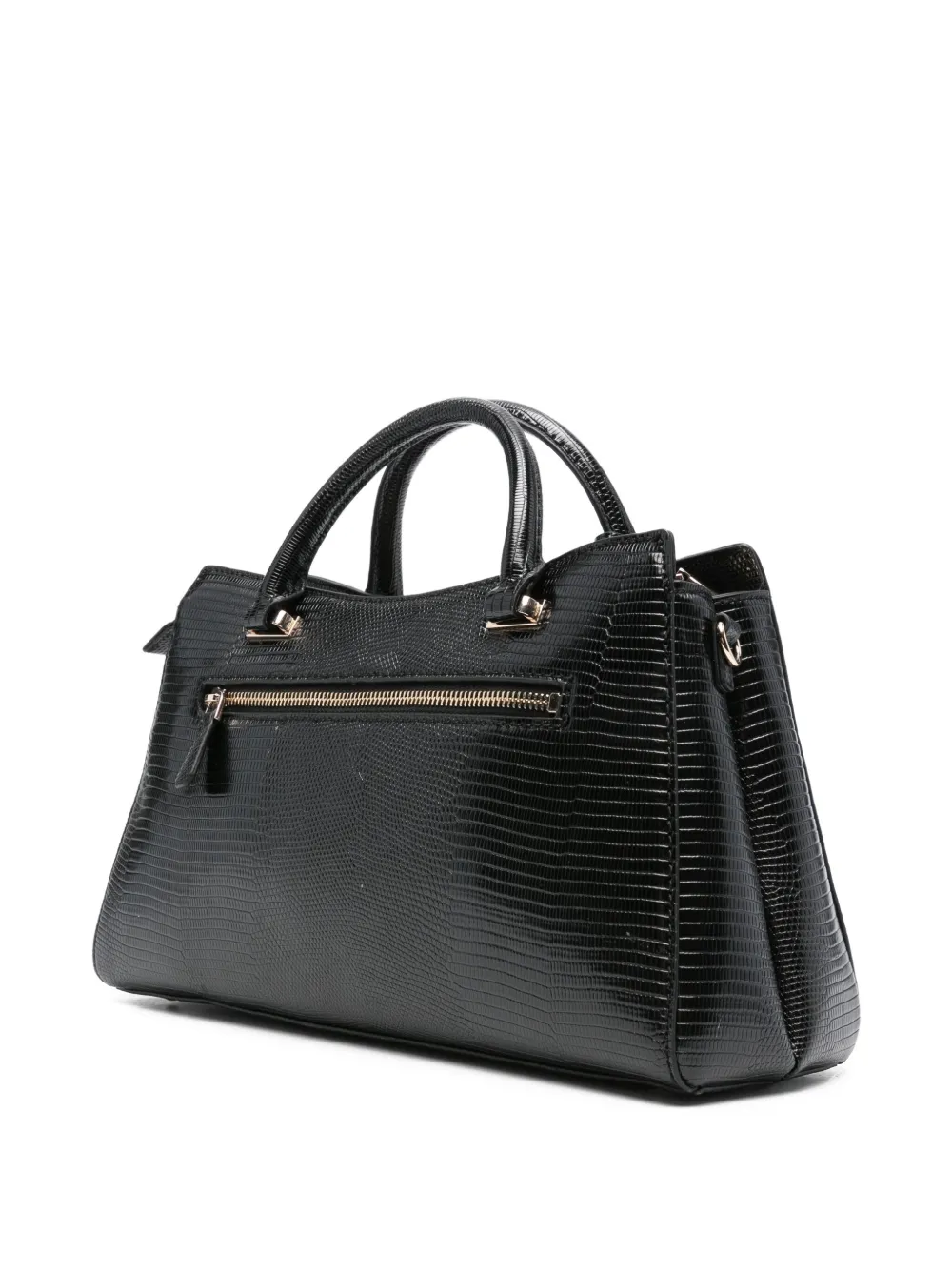 GUESS USA logo-plaque snakeskin tote bag | Image 2