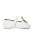 BabyWalker butterfly-embellished ballerina shoes - White