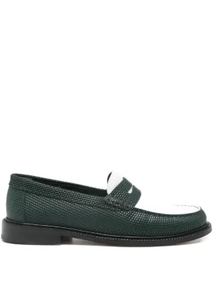 Dr. Martens Adrian ローファー | グリーン | FARFETCH JP