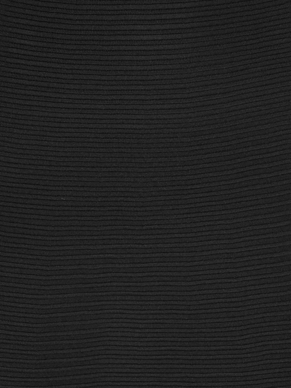 Rotate Birger Christensen Knitted Flared Mini Dress In Black
