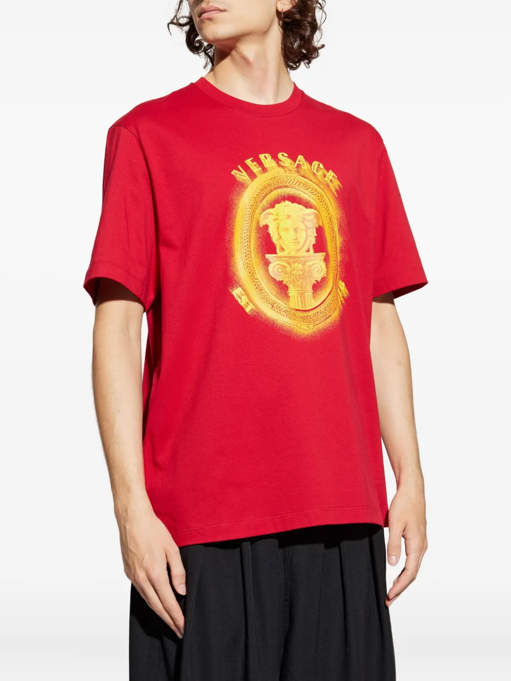 Versace Medusa T-shirt Rood