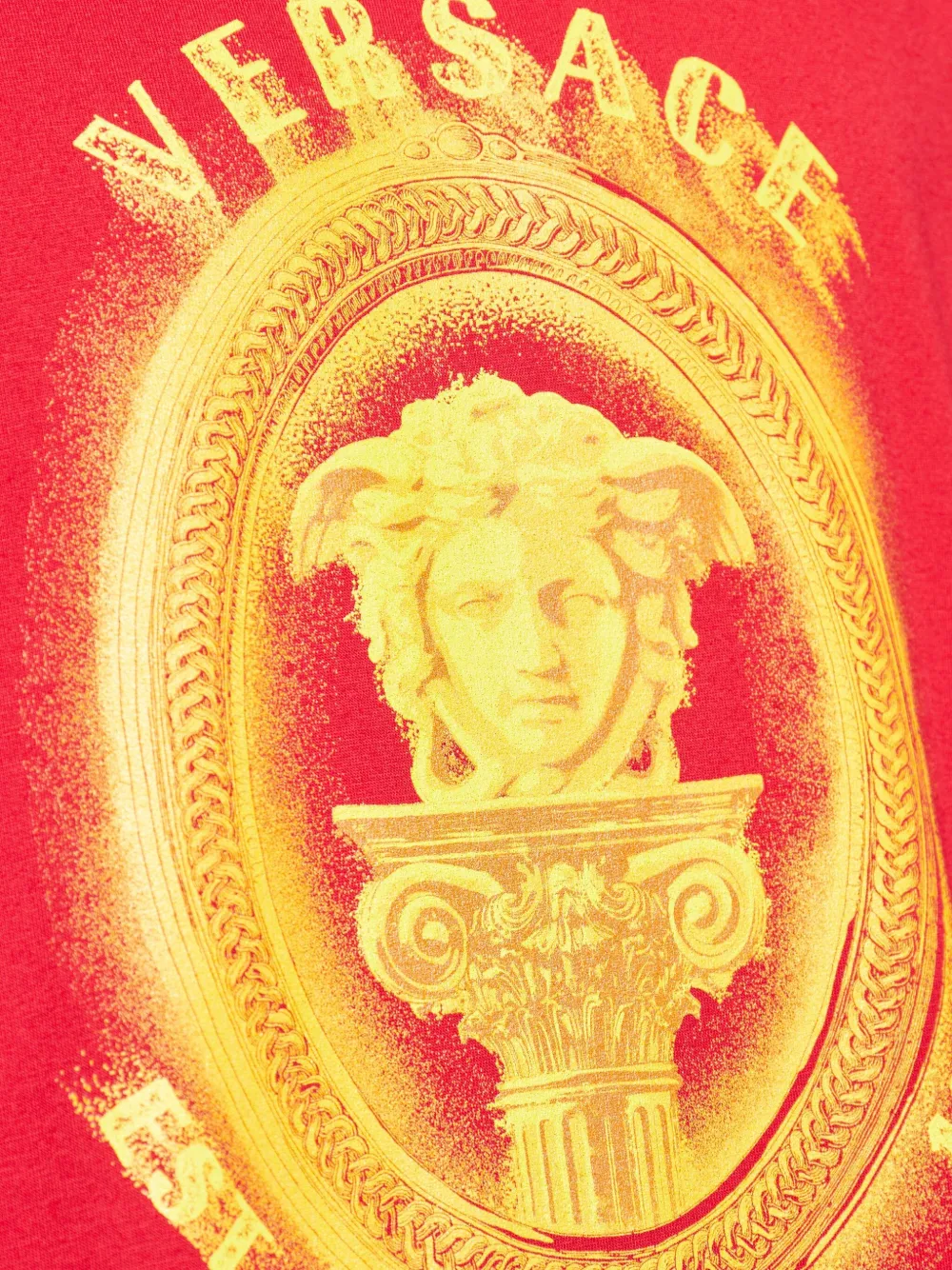 Versace Medusa T-shirt Rood