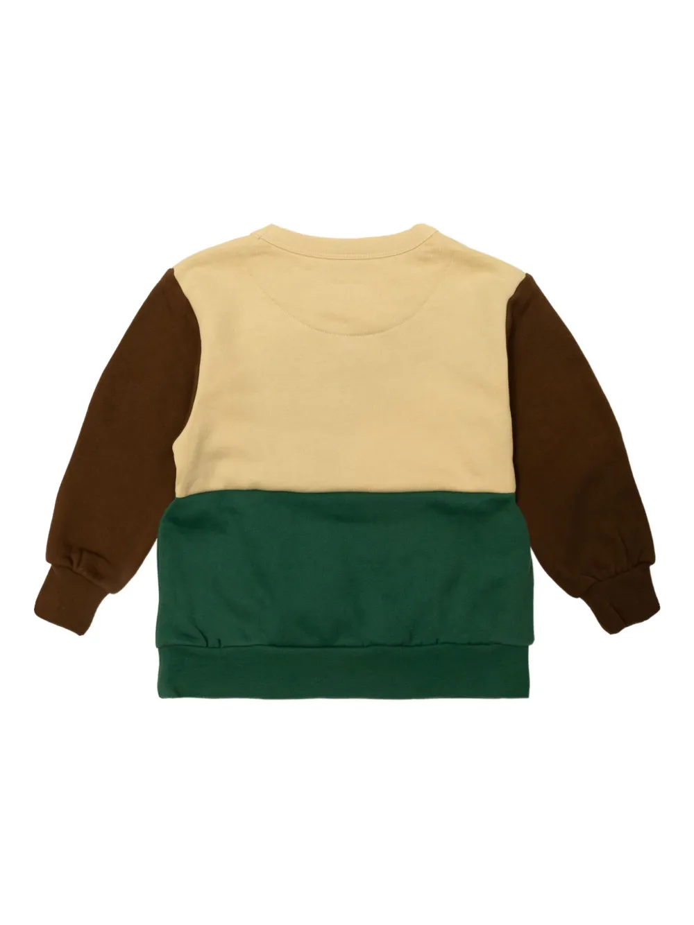 Tiny Cottons Jurk met colourblocking Beige