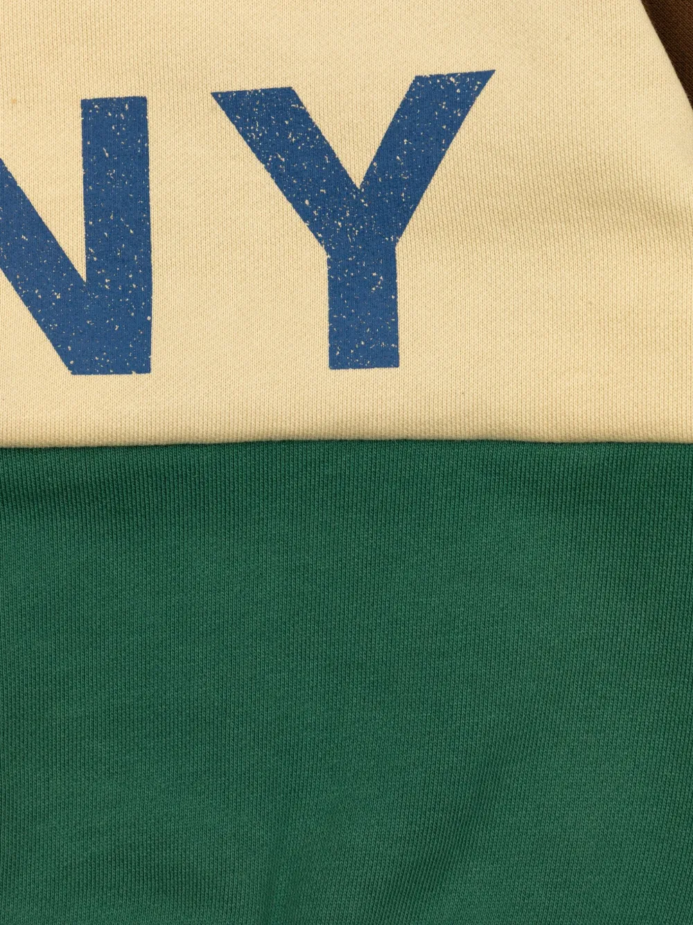 Tiny Cottons Jurk met colourblocking Beige
