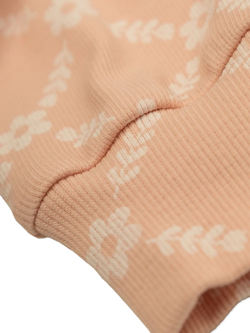 Tiny Cottons floral-lattice romper Roze