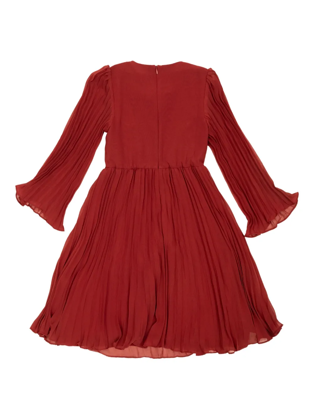 Self-Portrait Kids Jurk met strikdetail Rood