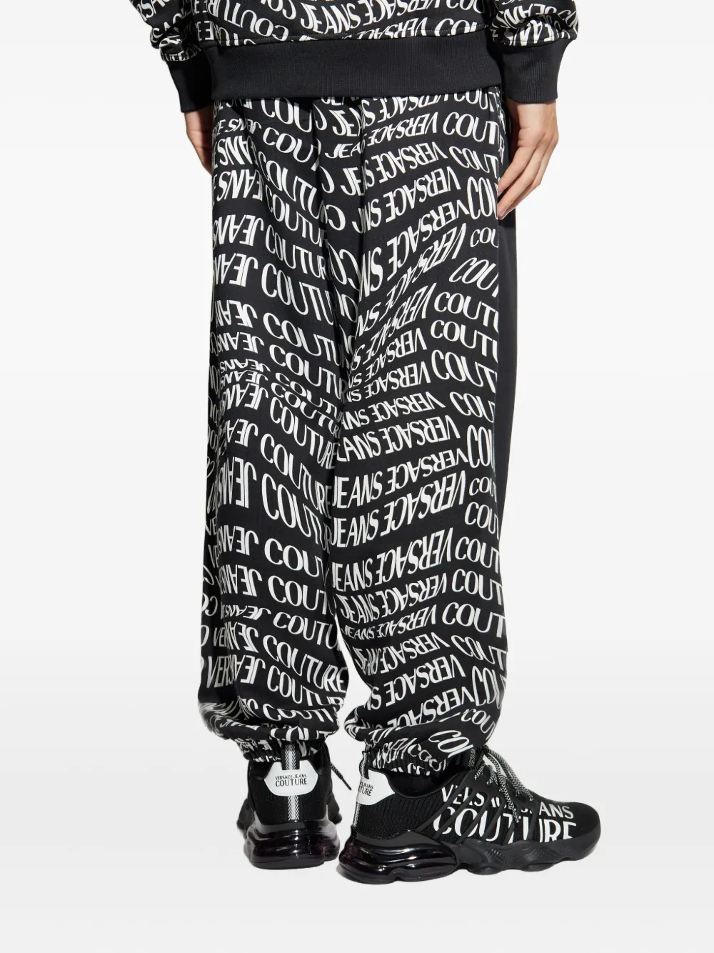 Versace Jeans Couture logo-detail sweatpants Zwart