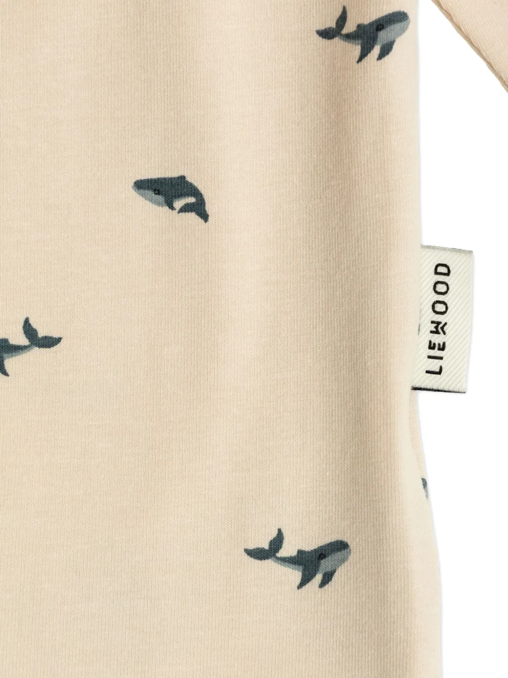 Liewood Pyjama jumpsuit met print Beige