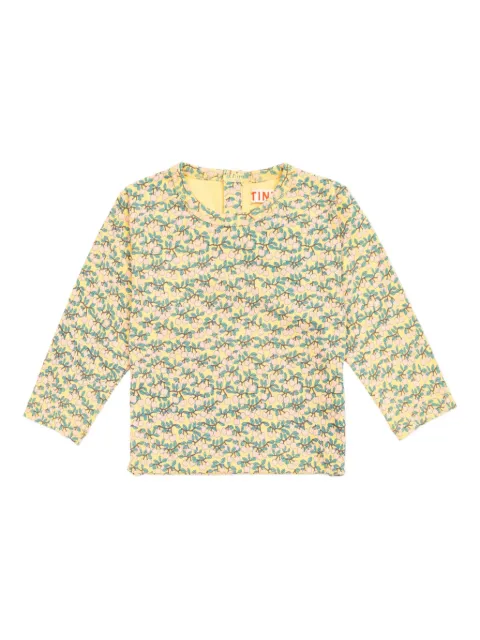 Tiny Cottons apples-print long-sleeved T-shirt