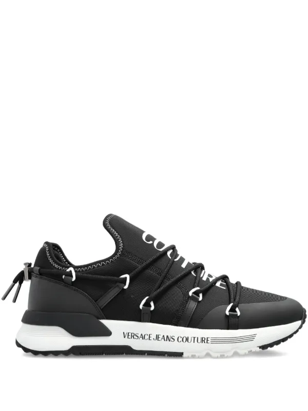 Versace Jeans Couture レースアップ スニーカー | ブラック | FARFETCH JP
