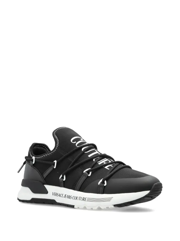 Versace Jeans Couture レースアップ スニーカー | ブラック | FARFETCH JP