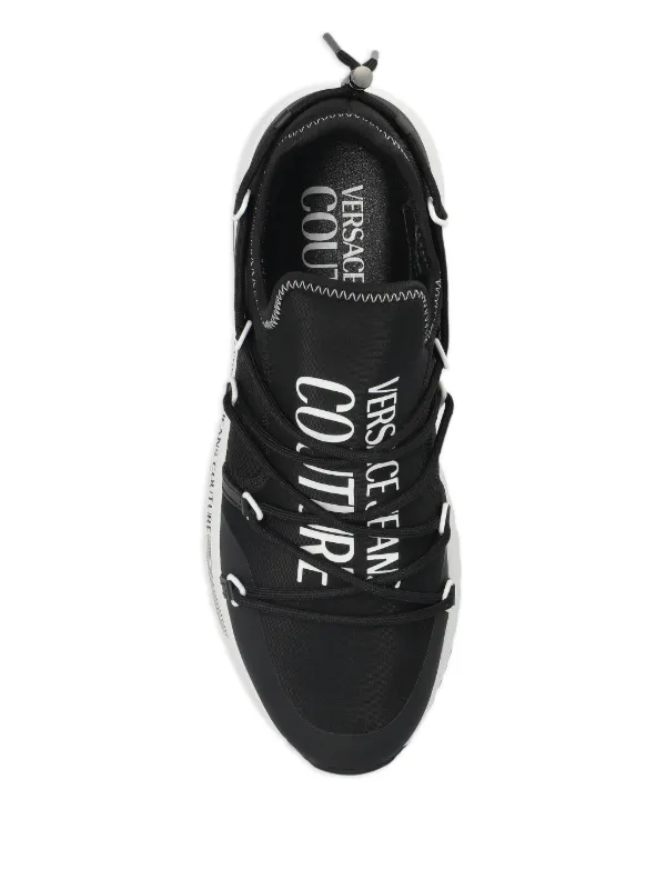 Versace Jeans Couture レースアップ スニーカー | ブラック | FARFETCH JP