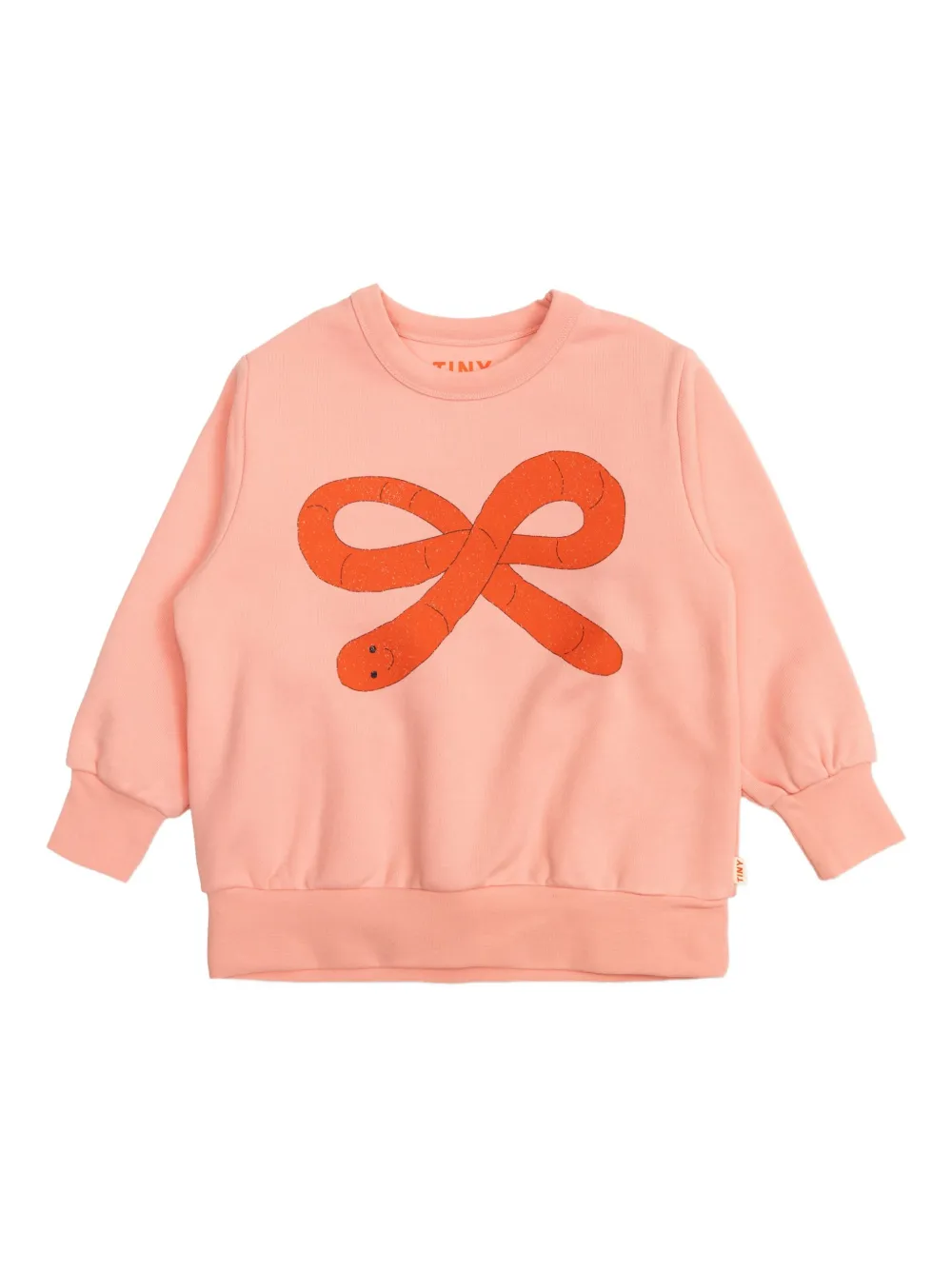 Tiny Cottons Sweater met wormstrik Roze