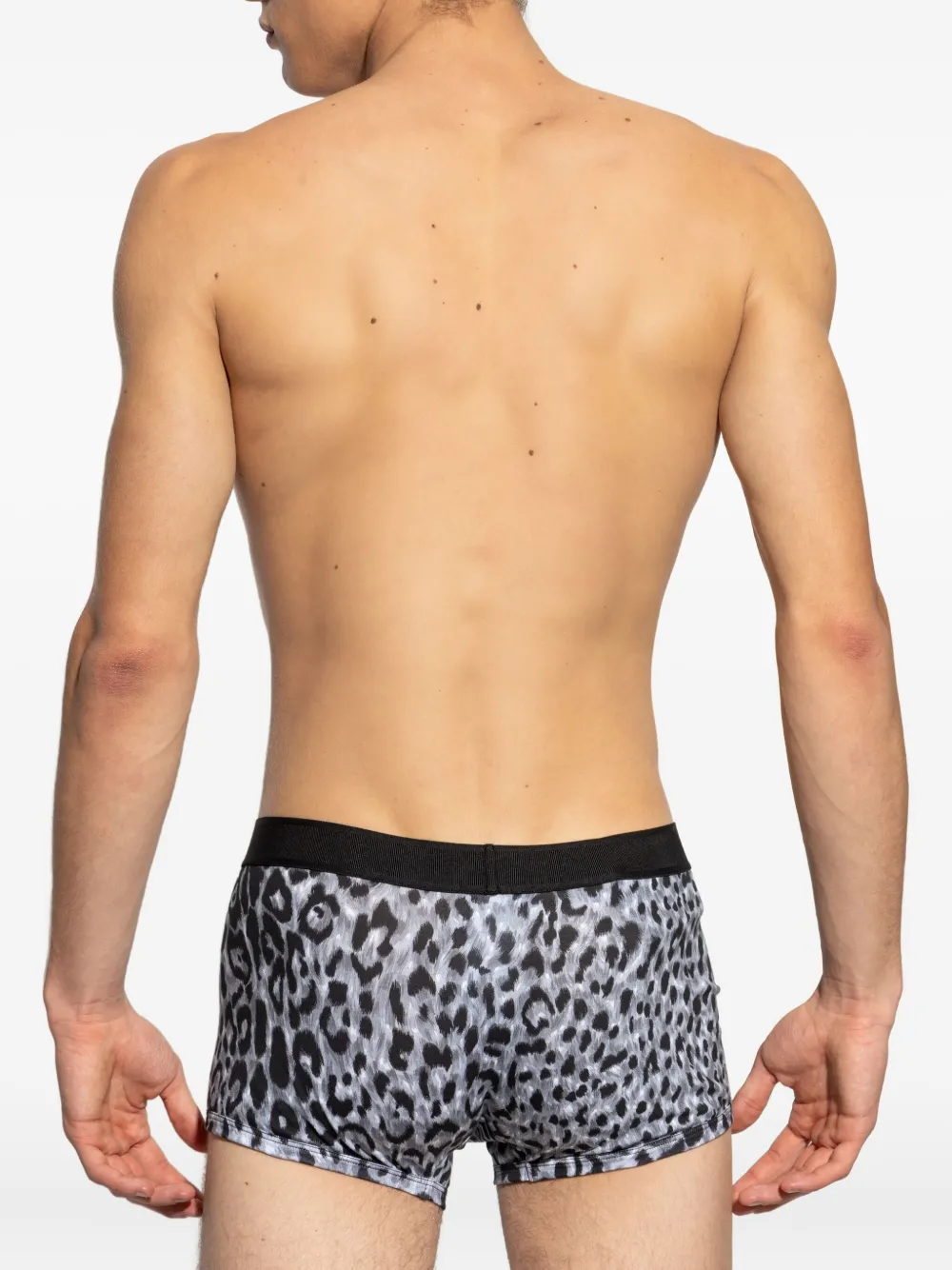 Versace Boxershorts met luipaardprint Grijs