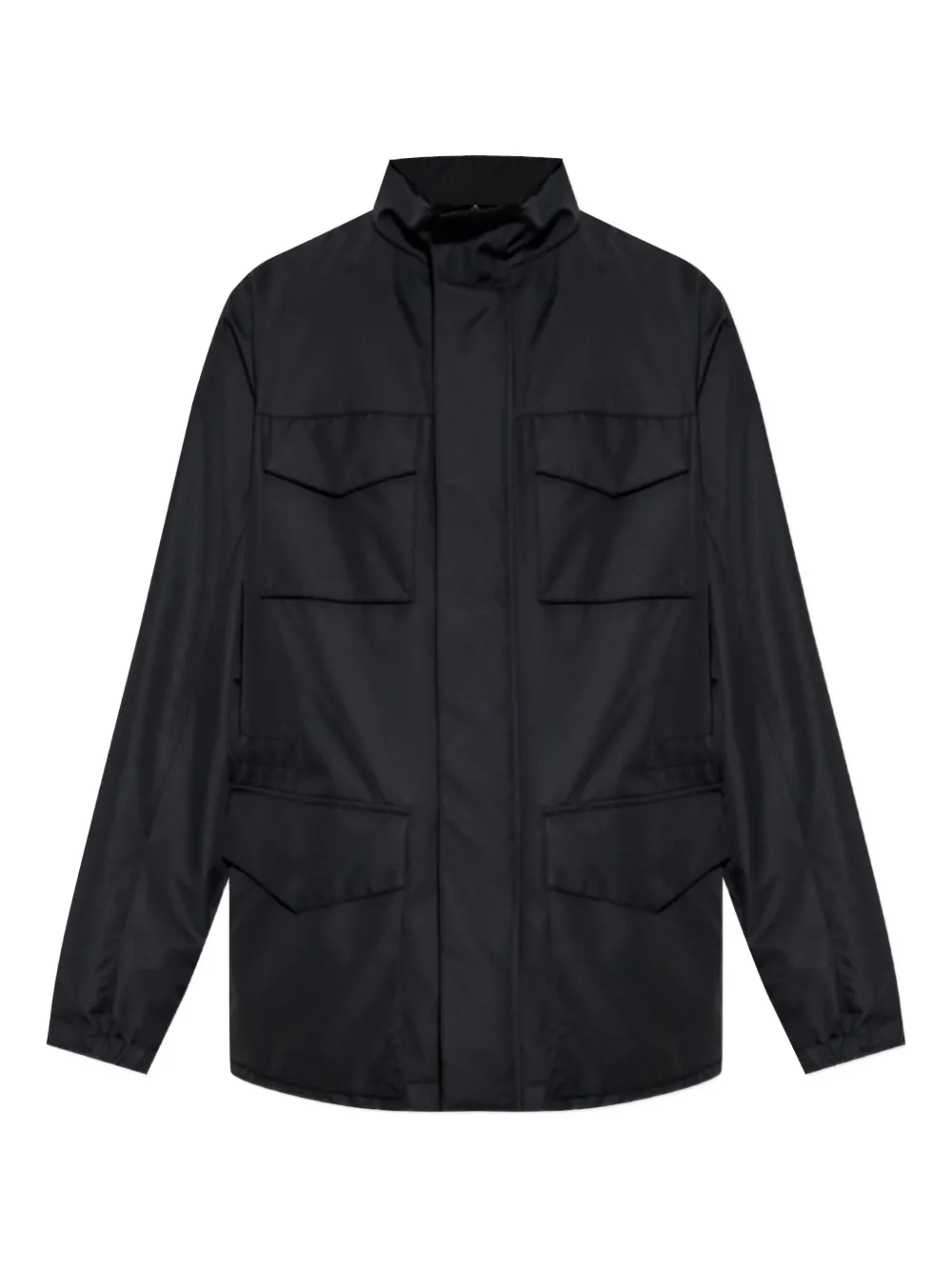 Giorgio Armani Multi-pocket Jacket In Black