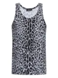 Versace leopard-print top - Grey