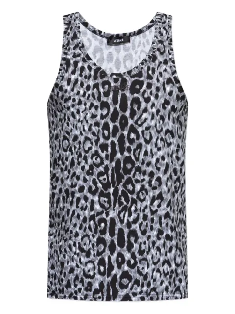 Versace レオパード トップ