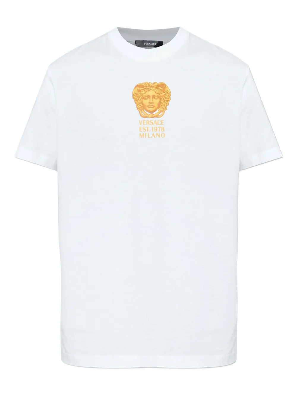 Versace medusa-logo T-shirt Wit
