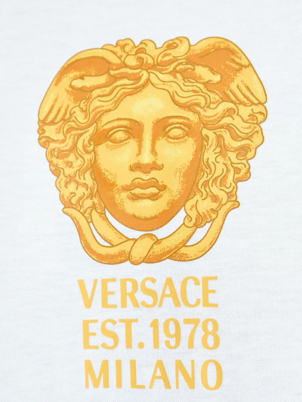 Versace medusa-logo T-shirt Wit