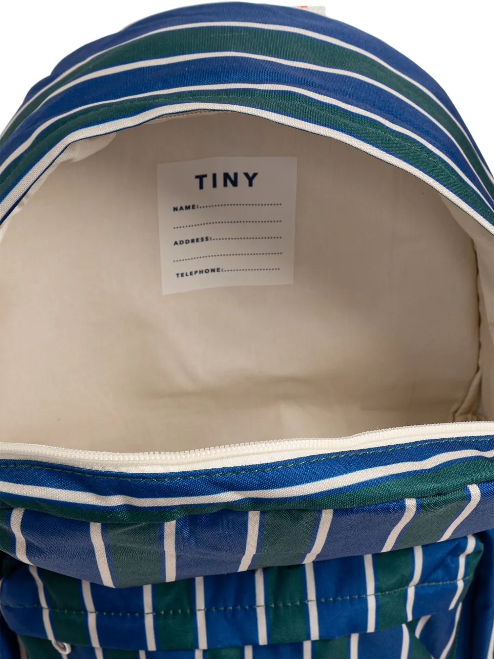 Tiny Cottons Gestreepte rugzak Blauw