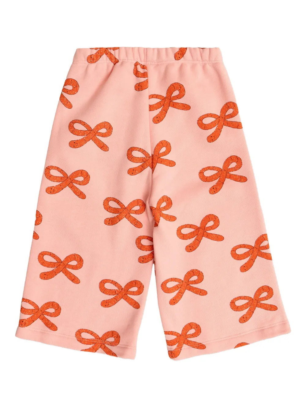 Tiny Cottons Jersey broek met strikprint Roze