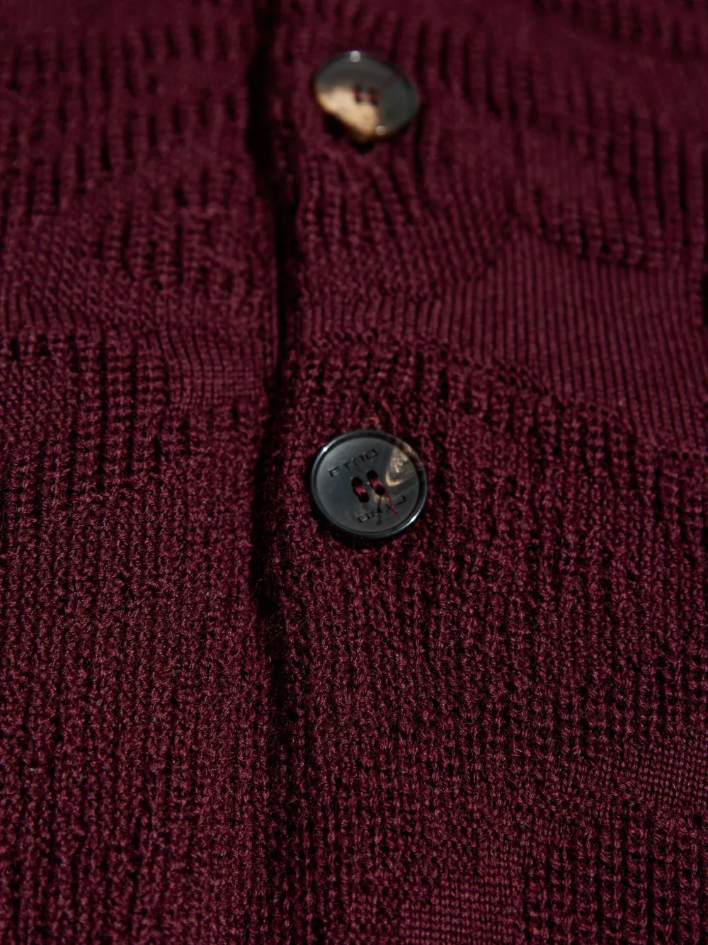 ETRO Poloshirt met textuur Rood