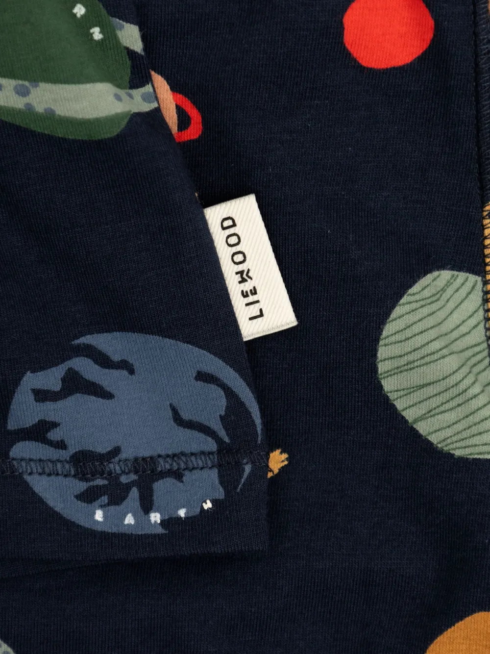 Liewood Katoenen pyjama met print Blauw