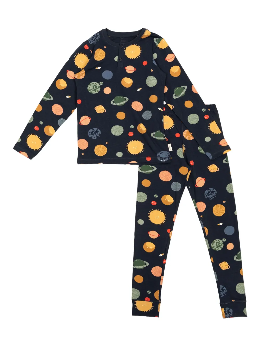Liewood Katoenen pyjama met print Blauw