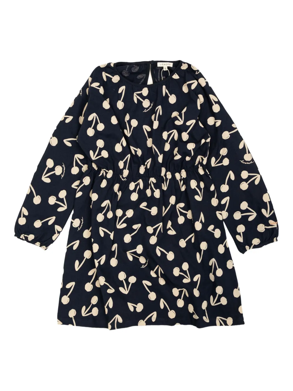 Liewood Sadia Cherry-print Dress In Black