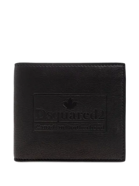DSQUARED2 embossed logo leather wallet