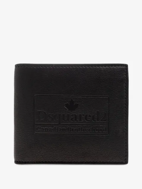 DSQUARED2 læderpung med præget logo