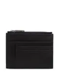 DSQUARED2 zip-top leather cardholder - Black