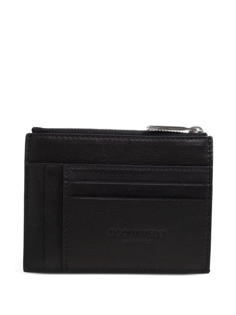 DSQUARED2 zip-top leather cardholder | Image 2