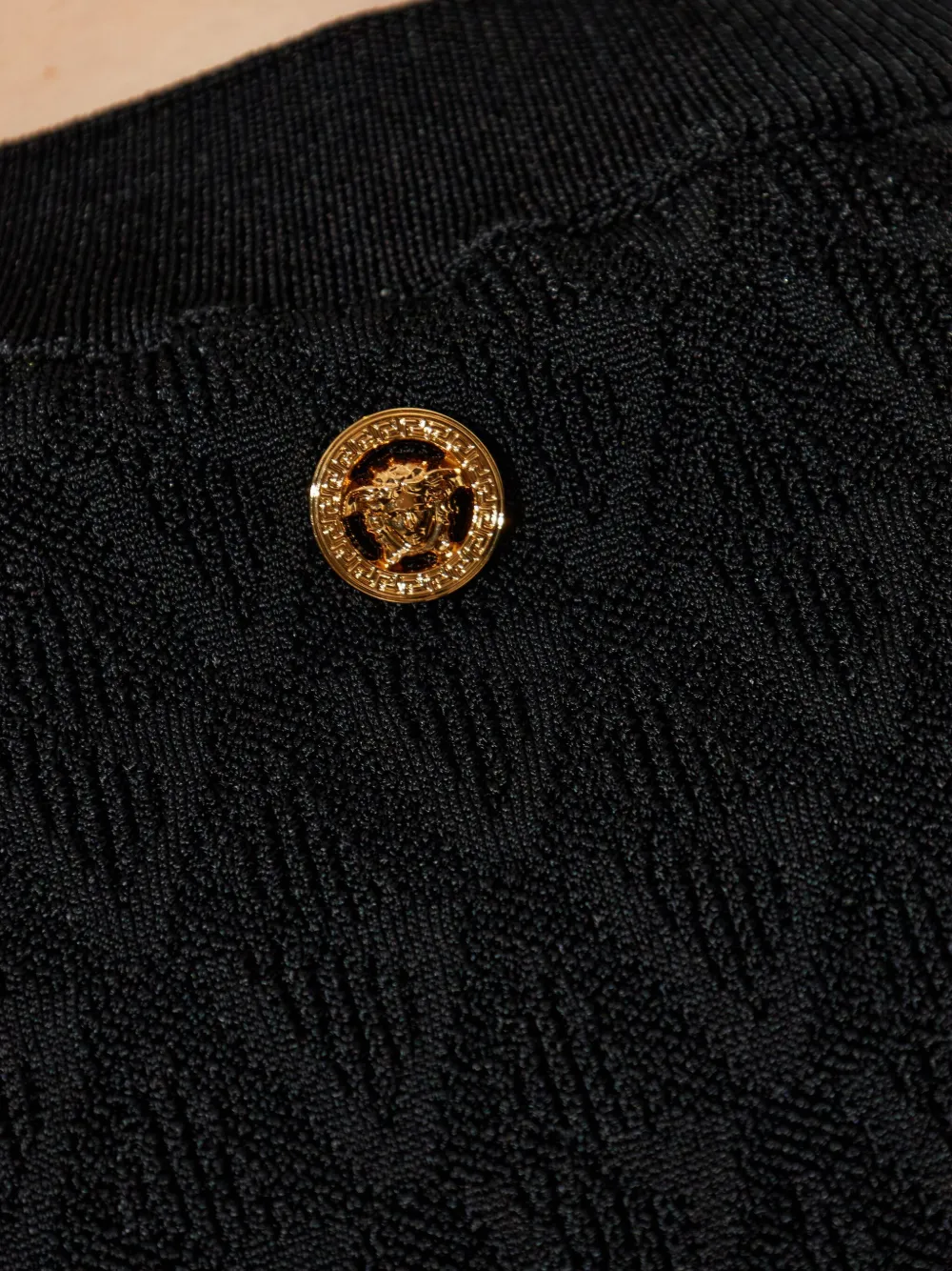 Versace Top met korte mouwen Zwart
