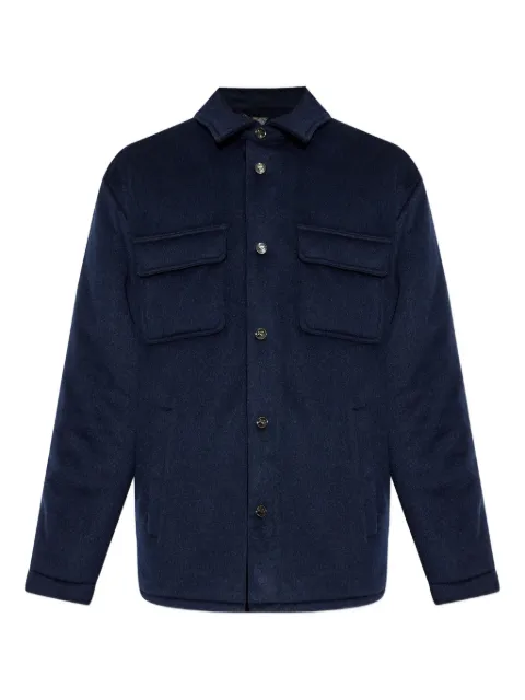ETRO patch-pocket cashmere jacket