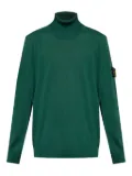 Stone Island roll-neck patch-pocket sweater - Green