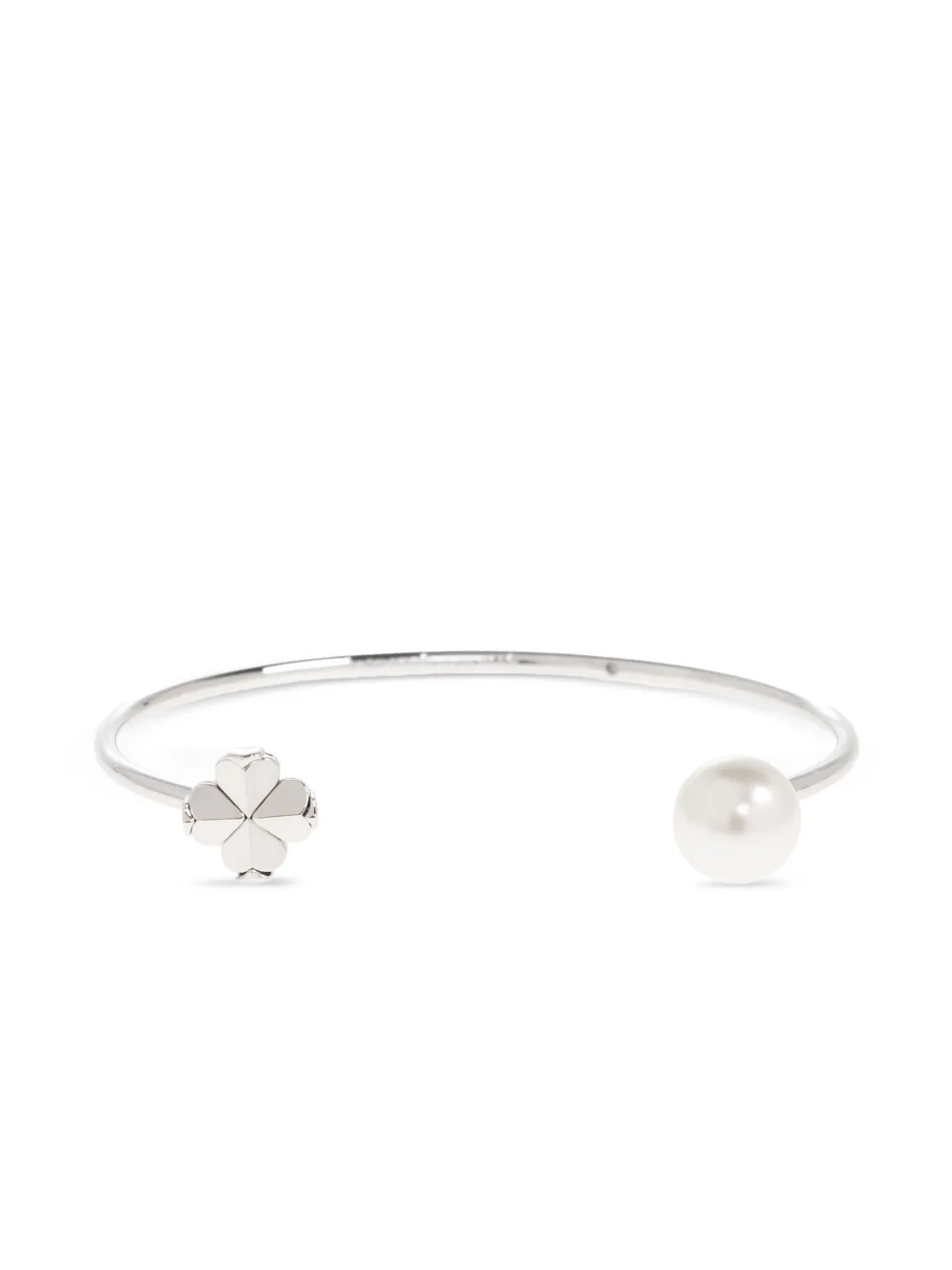 Kate Spade clover-motif cuff bracelet | Silver | Image 1