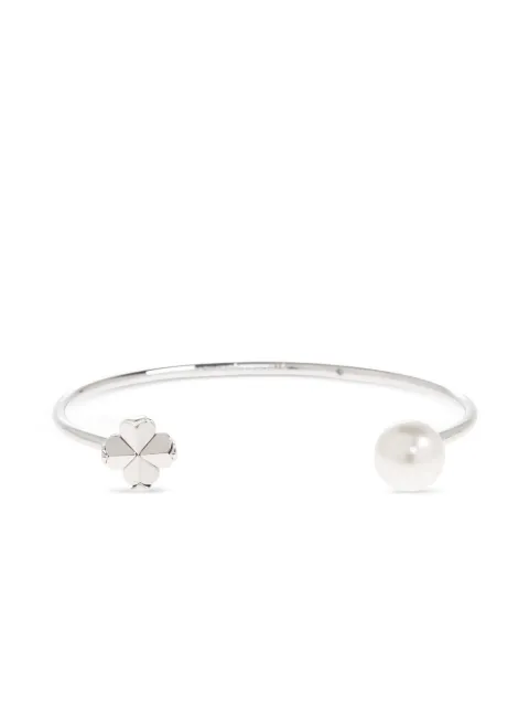 Kate Spade clover-motif cuff bracelet