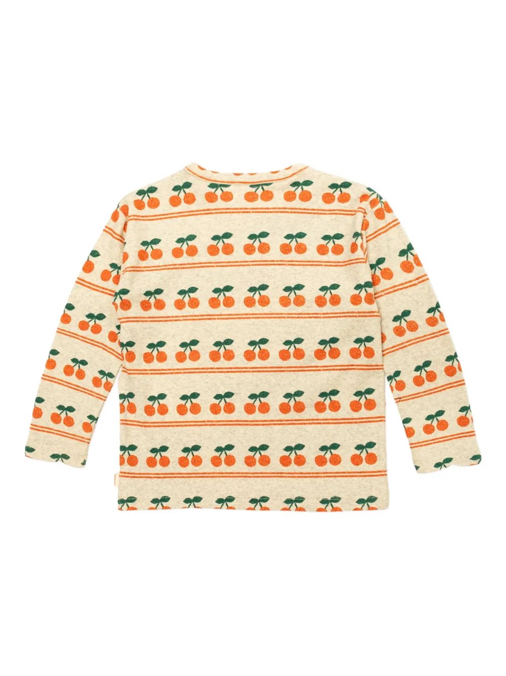 Tiny Cottons cherry stripe long-sleeve top | Boys T-Shirts | Image 2